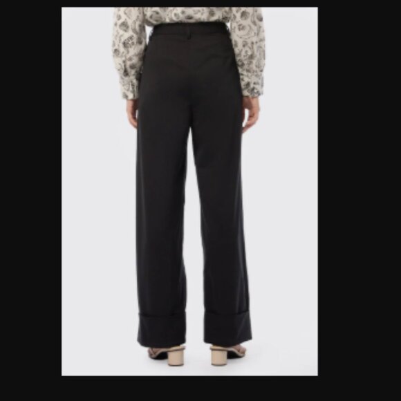 Stretchy Highrise Black Wide Leg Pant Vintage GUESS Canada made 27 Black - Picture 9 of 9